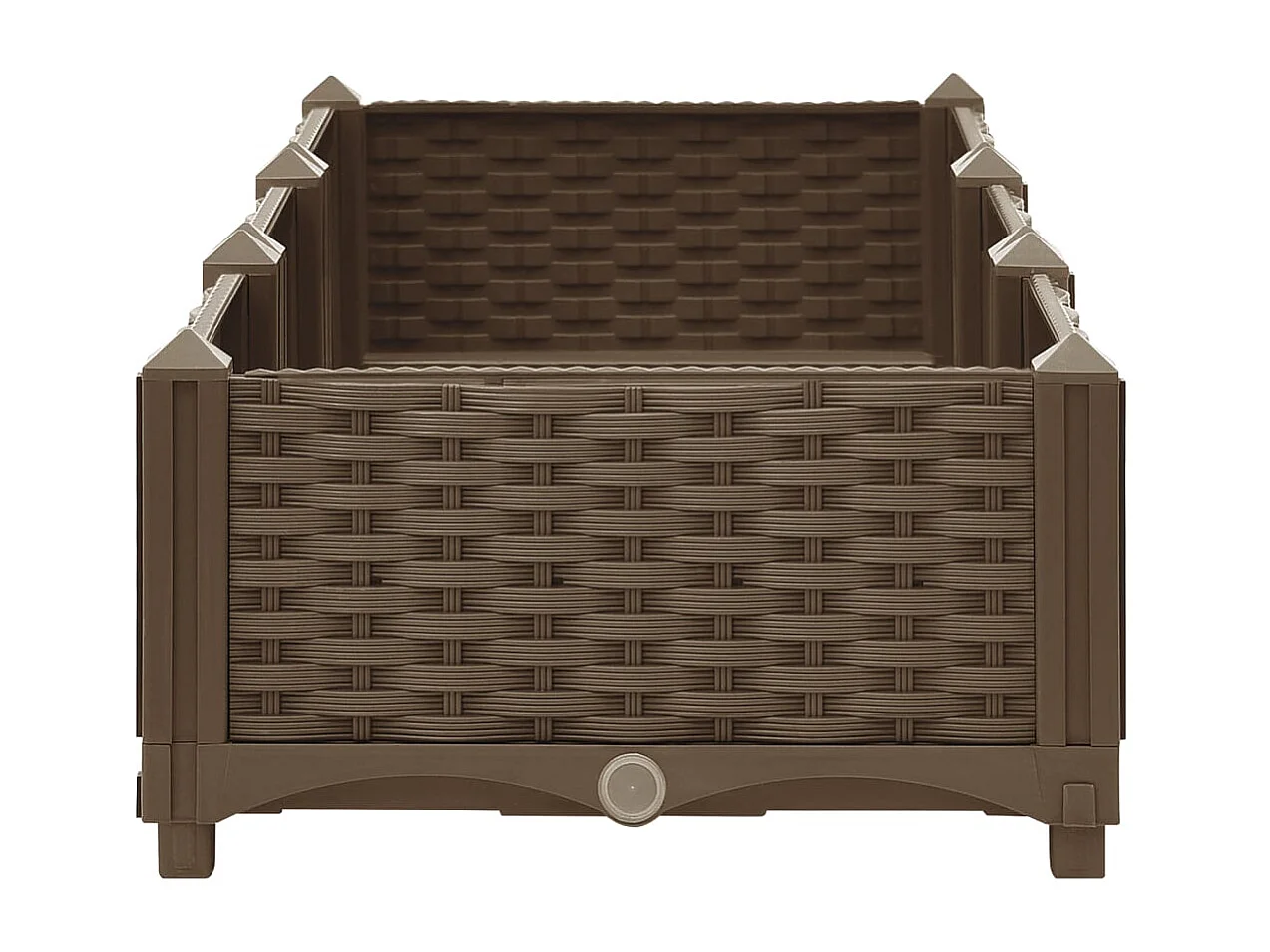 Lit surélevé 120x40x23 cm Polypropylène