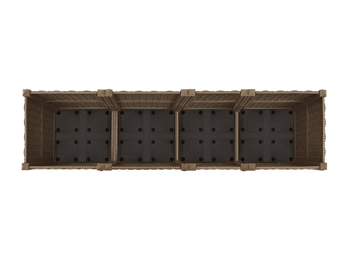 Lit surélevé 160x40x38 cm Polypropylène