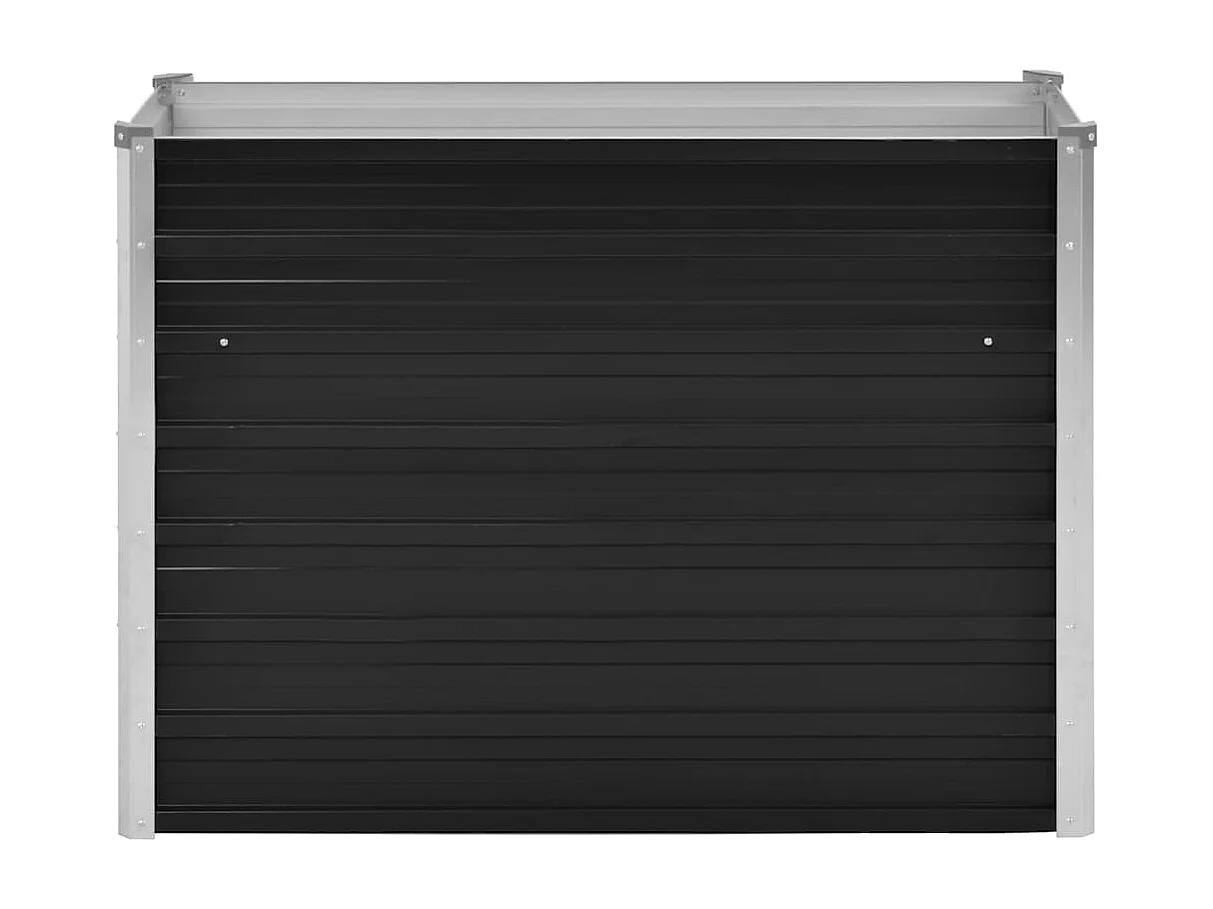 Lit surélevé de jardin Anthracite 100x40x77 cm Acier galvanisé