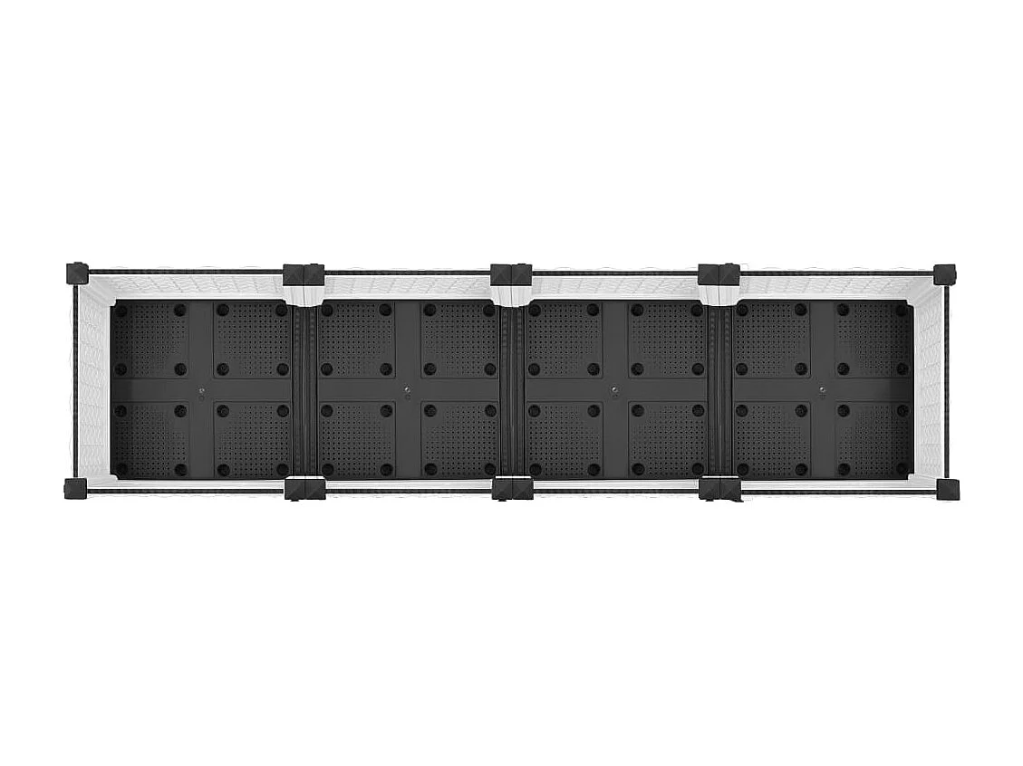 Letto rialzato 160x40x23 cm Polipropilene