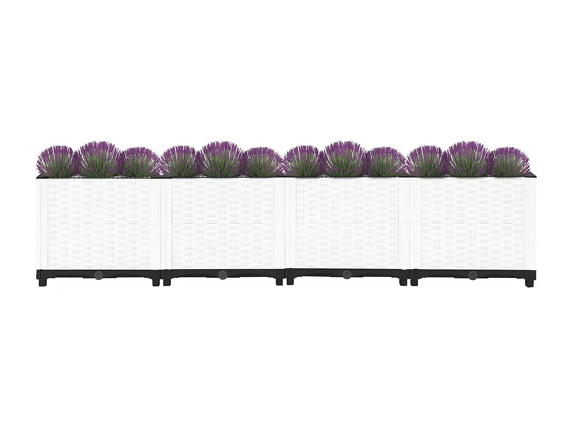 Letto rialzato 160x40x38 cm Polipropilene