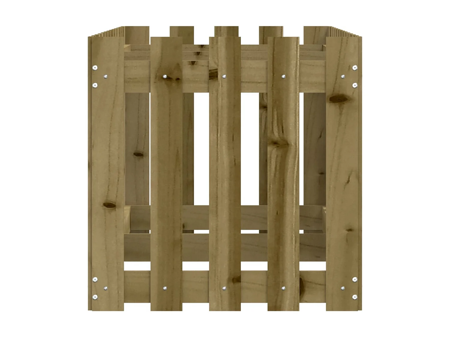 Lit surélevé de jardin design de clôture bois de pin imprégné