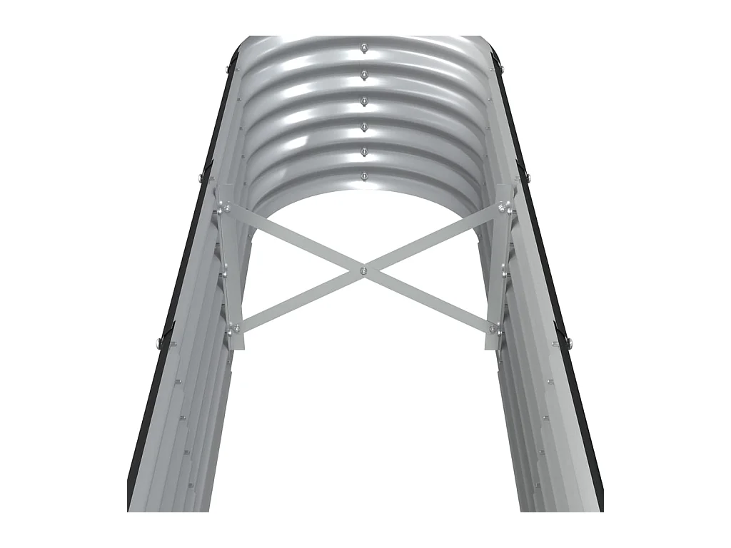 Lit surélevé de jardin Acier enduit de poudre Anthracite