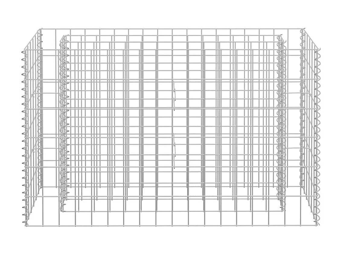 Gabbione rialzato in acciaio zincato 90x30x60 cm