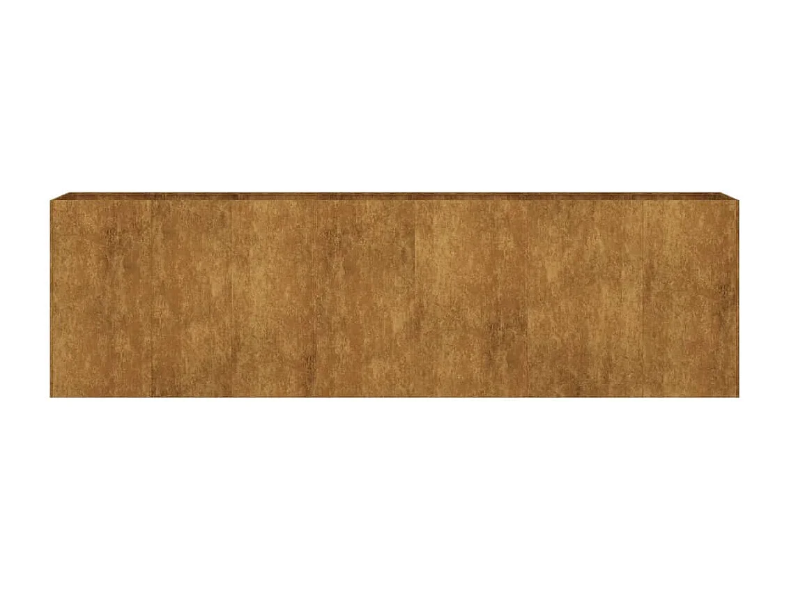 Lit surélevé de jardin 280x40x80 cm acier corten