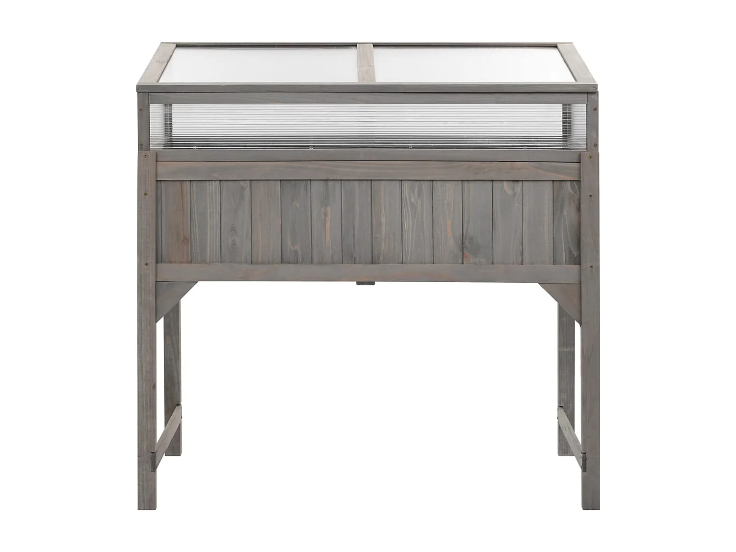 Verhoogd bed met kas 110x54x120 cm Massief dennenhout