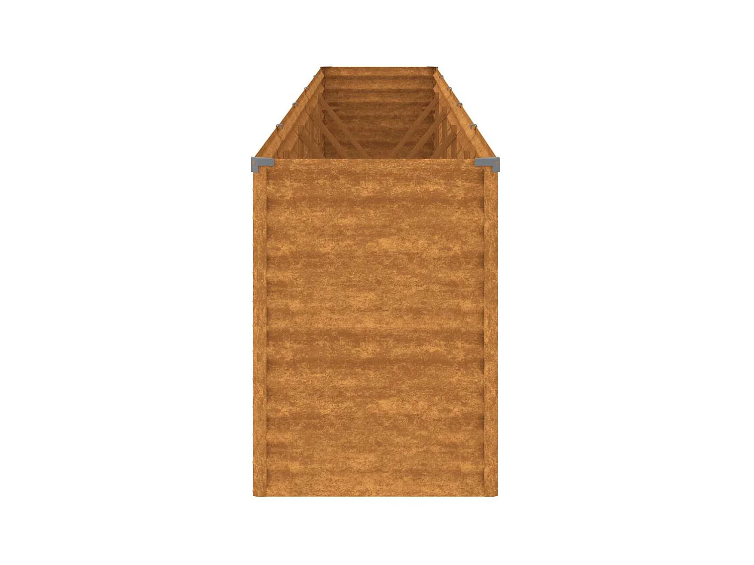 Lit surélevé de jardin 482x50x69 cm acier corten