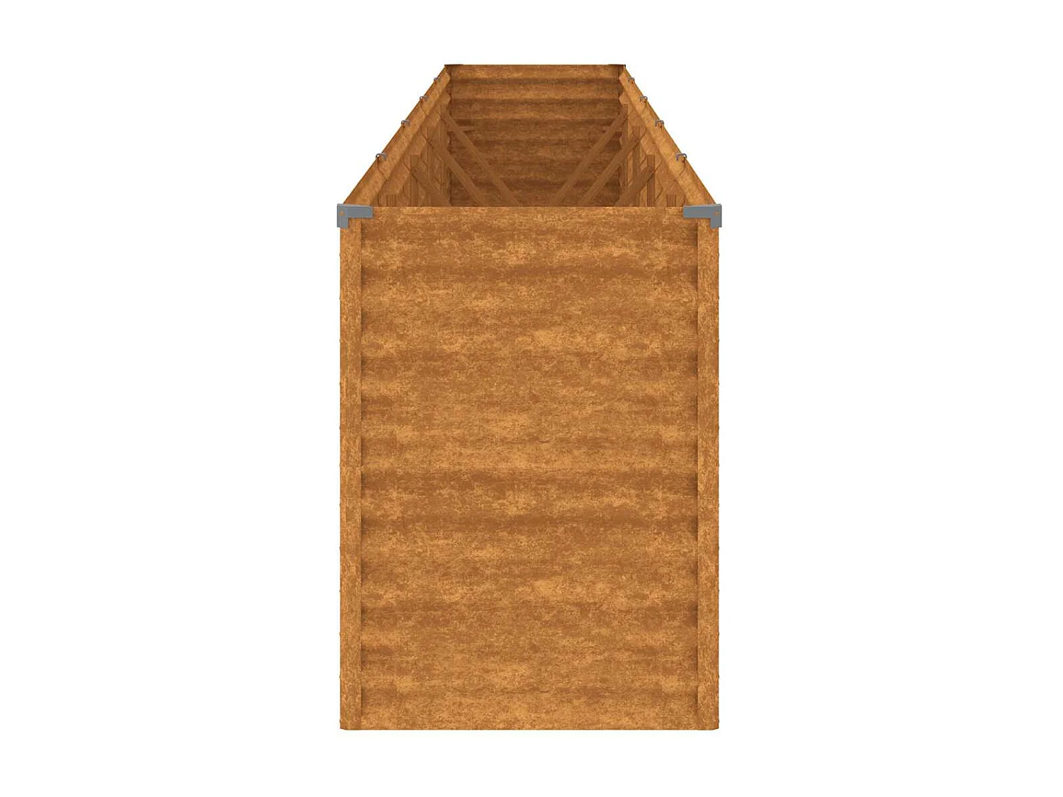 Lit surélevé de jardin 482x50x69 cm acier corten