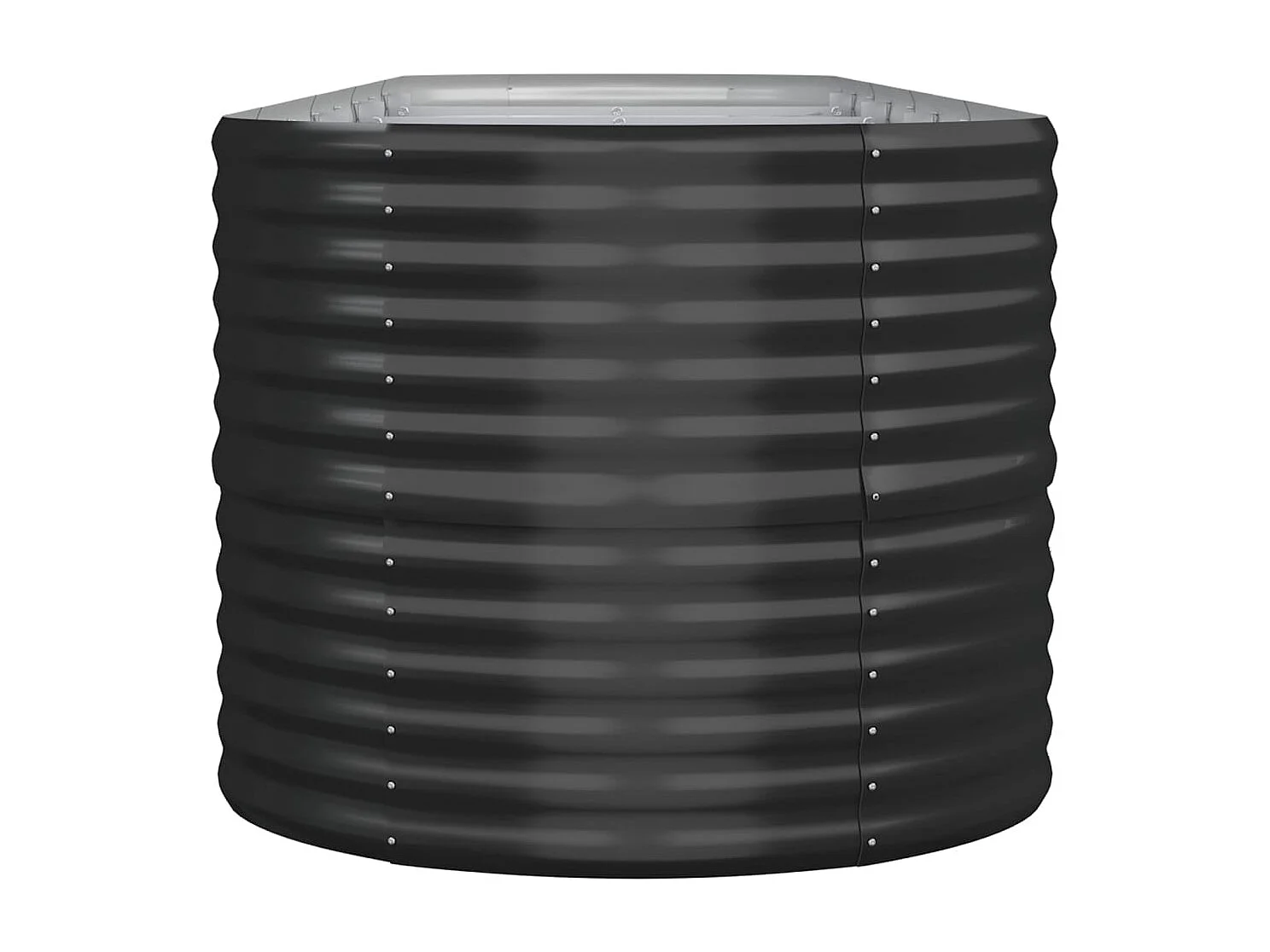 Lit surélevé de jardin Acier enduit de poudre Anthracite