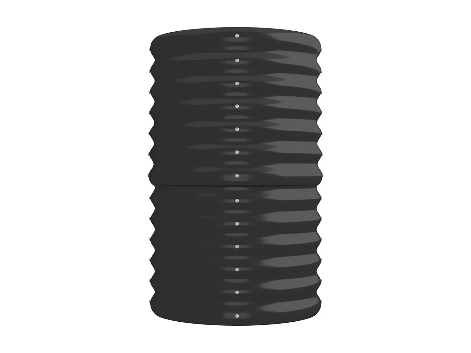 Letto da giardino rialzato in acciaio verniciato a polvere antracite