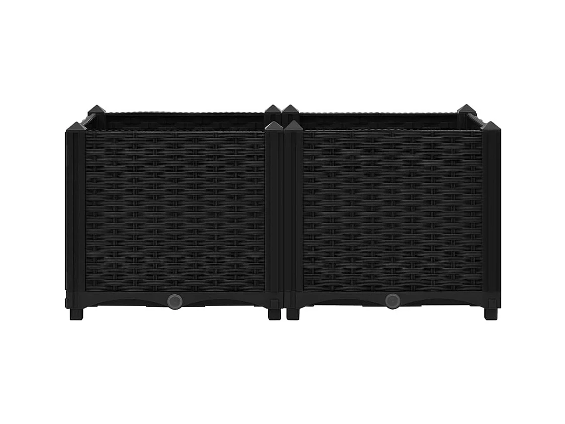 Lit surélevé 80x40x38 cm Polypropylène