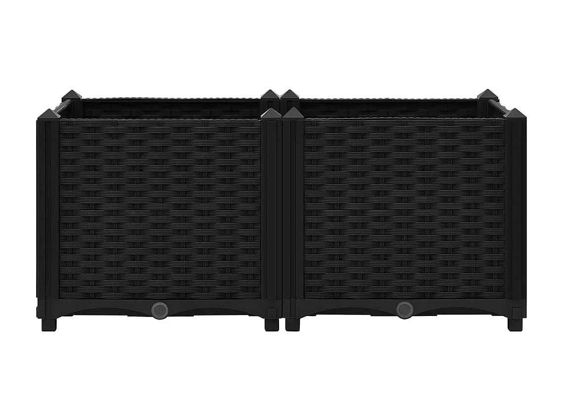 Lit surélevé 80x40x38 cm Polypropylène