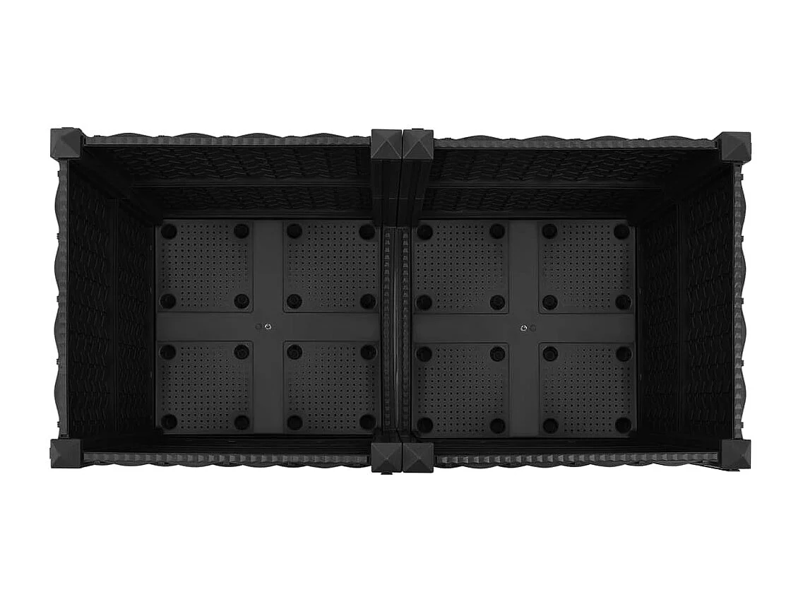 Lit surélevé 80x40x38 cm Polypropylène