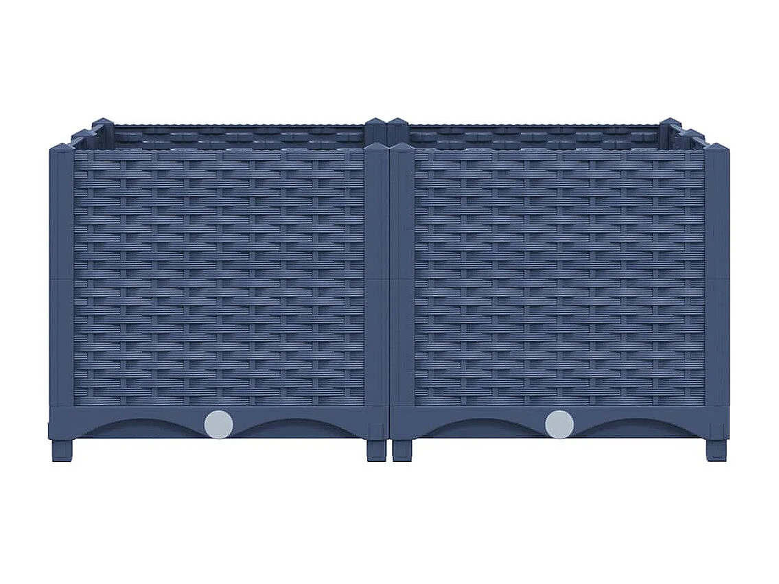 Letto rialzato 80x80x38 cm Polipropilene