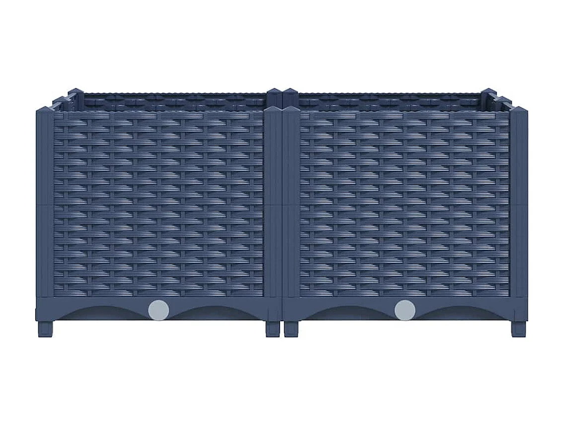 Letto rialzato 80x80x38 cm Polipropilene