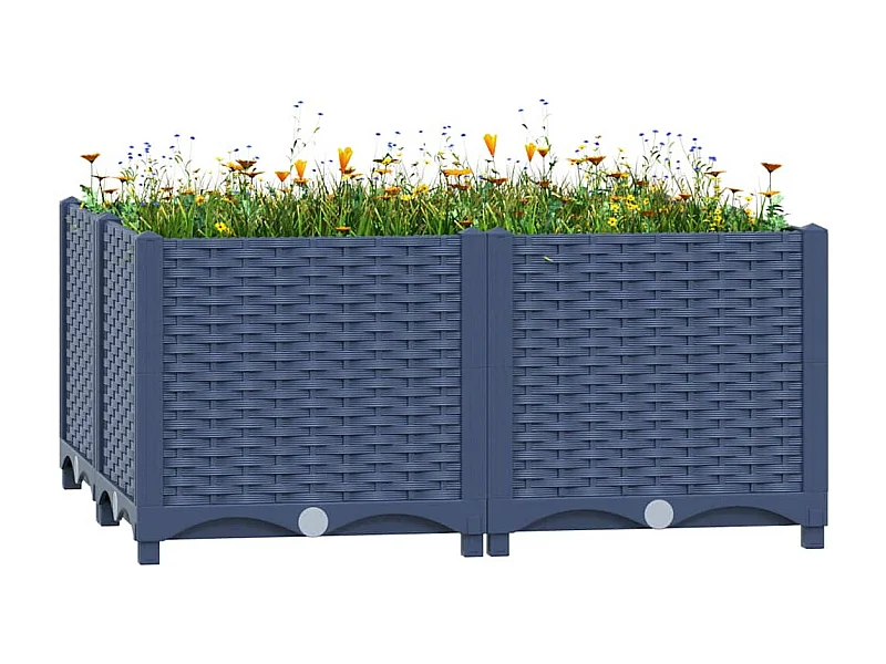 Letto rialzato 80x80x38 cm Polipropilene