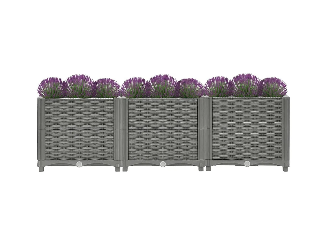 Lit surélevé 120x40x38 cm Polypropylène