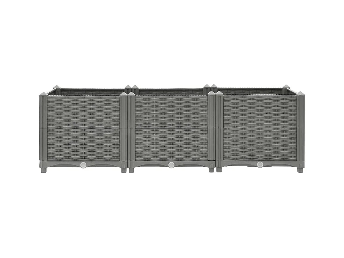 Lit surélevé 120x40x38 cm Polypropylène