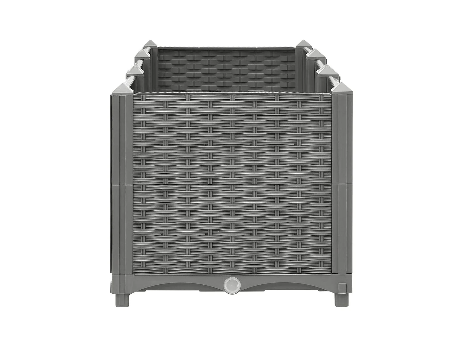 Lit surélevé 120x40x38 cm Polypropylène