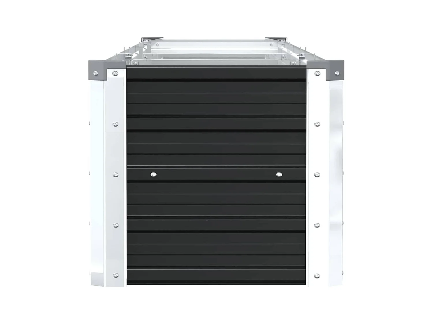 Lit surélevé de jardin Acier galvanisé 320x40x45 cm Anthracite