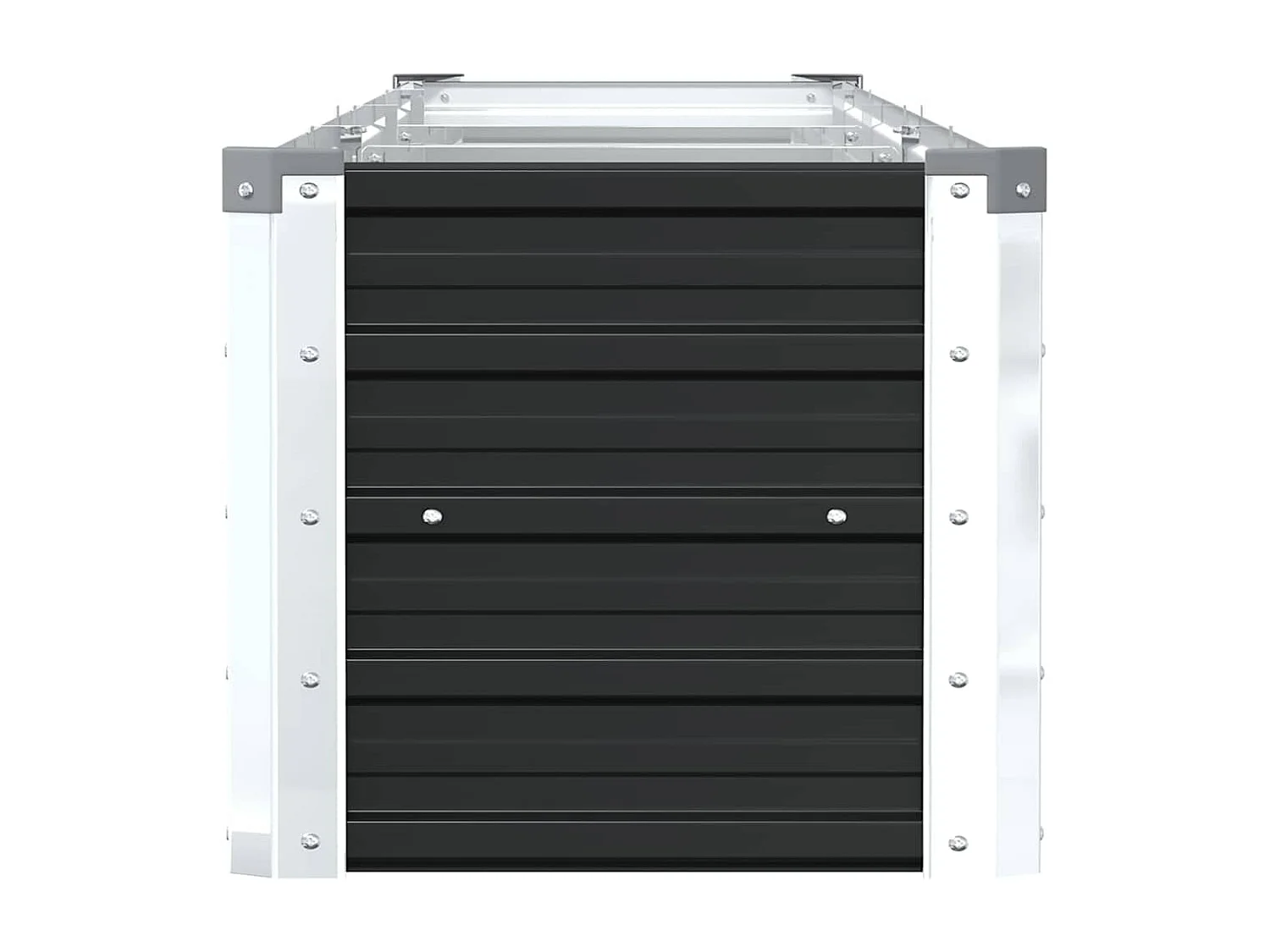 Letto da giardino rialzato in acciaio zincato 320x40x45 cm Antracite