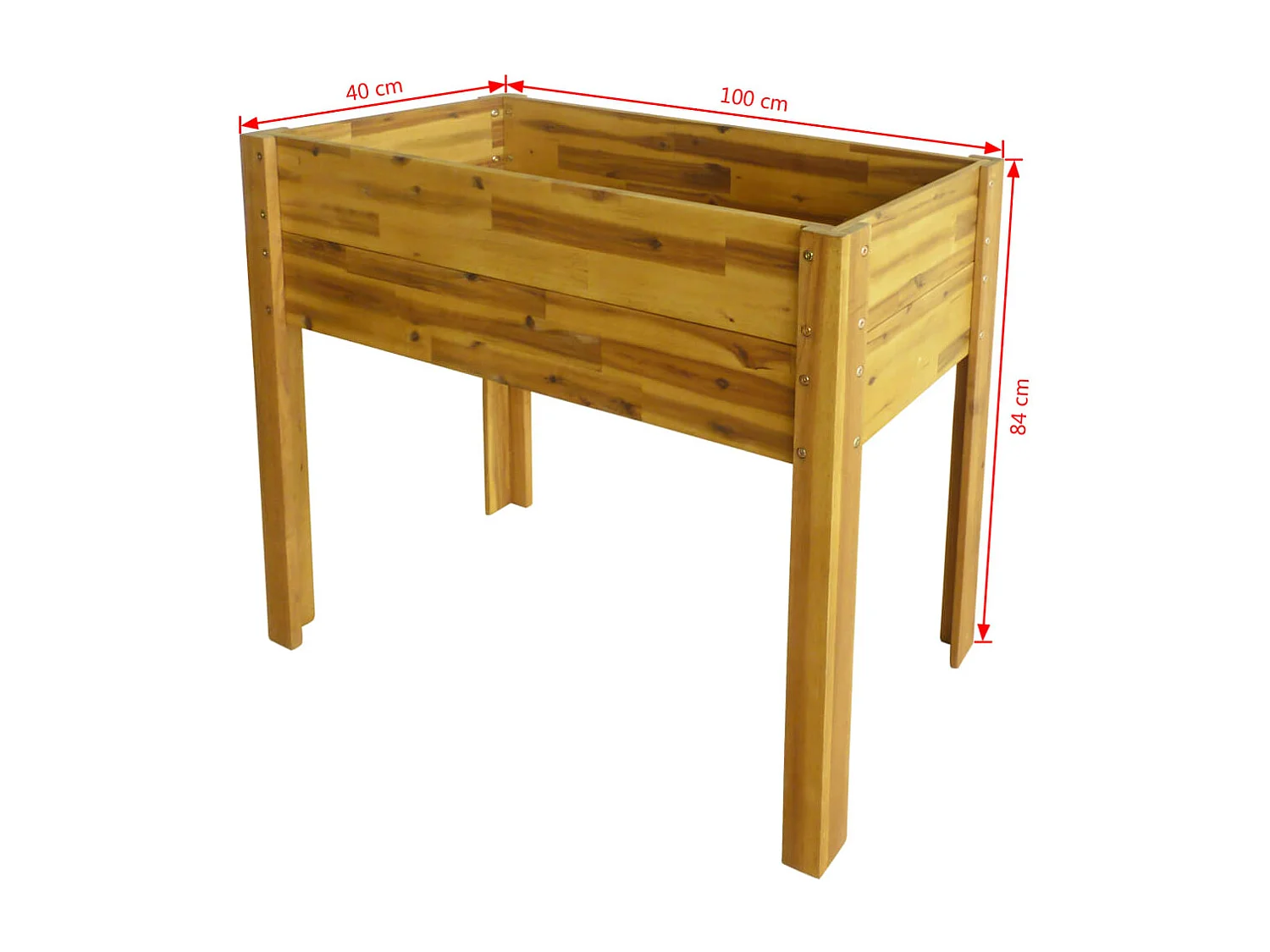 Verhoogd tuinbed Massief acaciahout