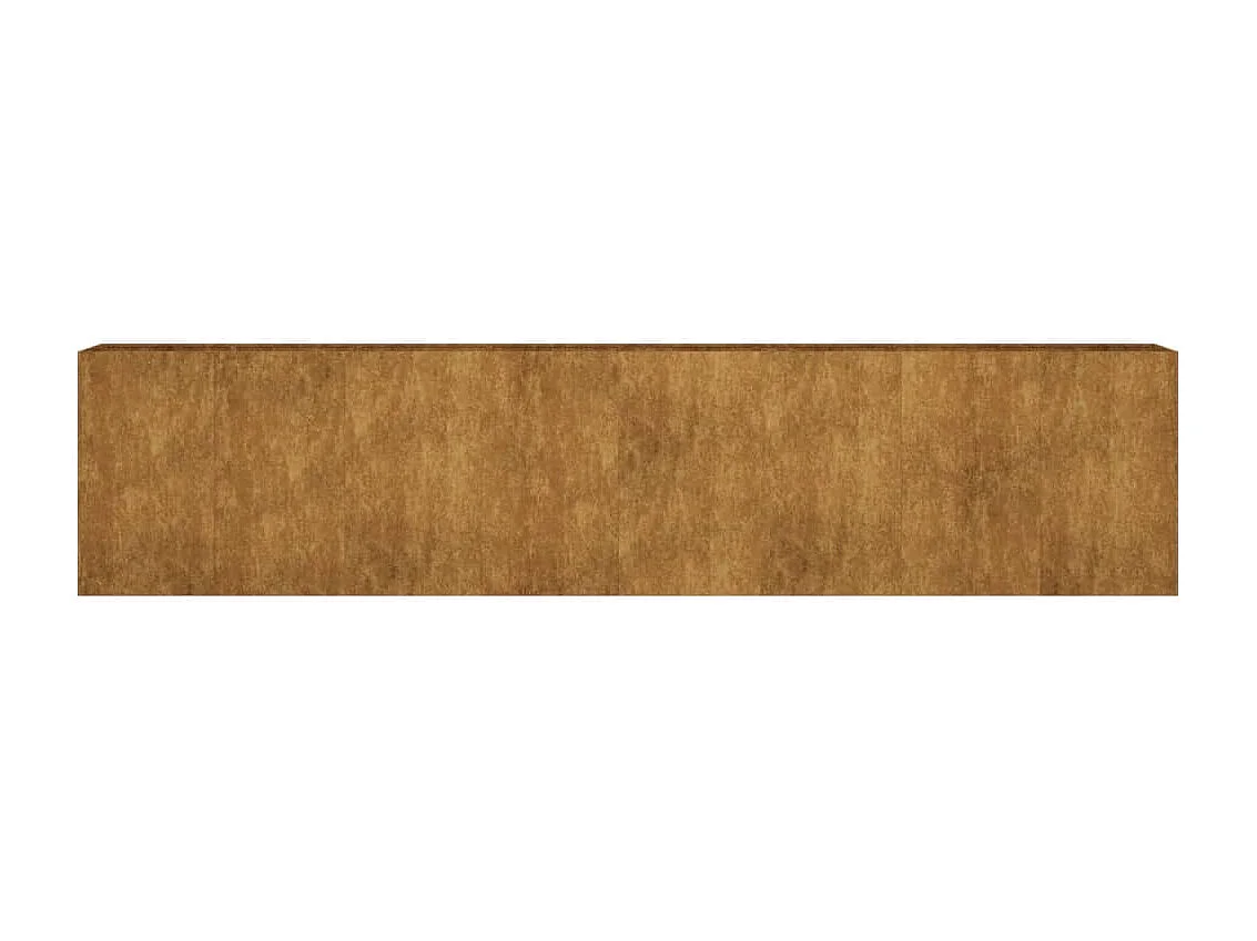 Lit surélevé de jardin 360x40x80 cm acier corten