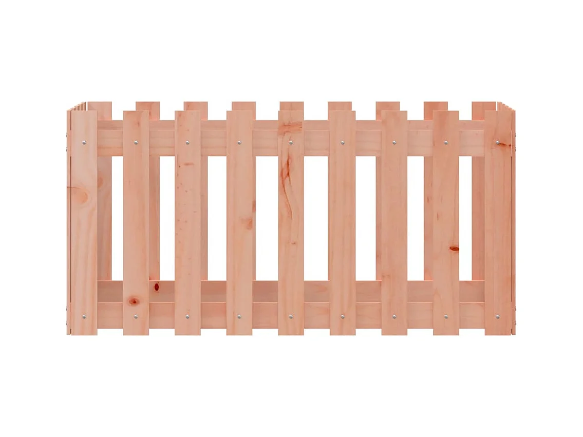 Lit surélevé de jardin design de clôture bois douglas massif