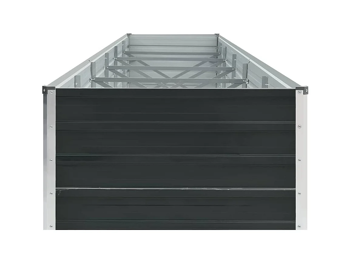 Lit surélevé de jardin Acier galvanisé 480x80x45 cm Anthracite