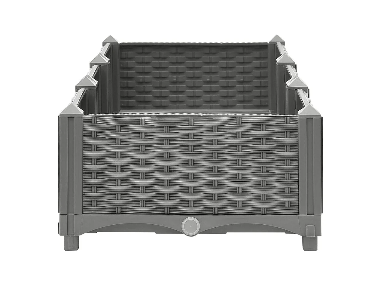 Lit surélevé 120x40x23 cm Polypropylène