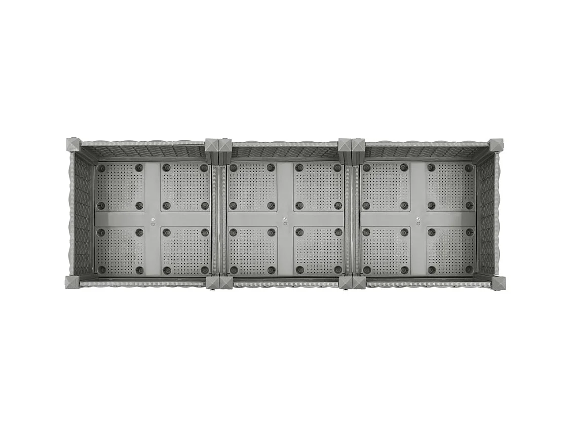 Lit surélevé 120x40x23 cm Polypropylène