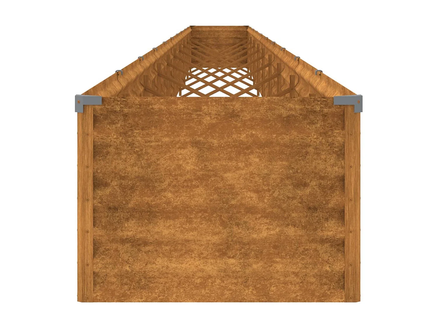 Lit surélevé de jardin 960x50x36 cm acier corten