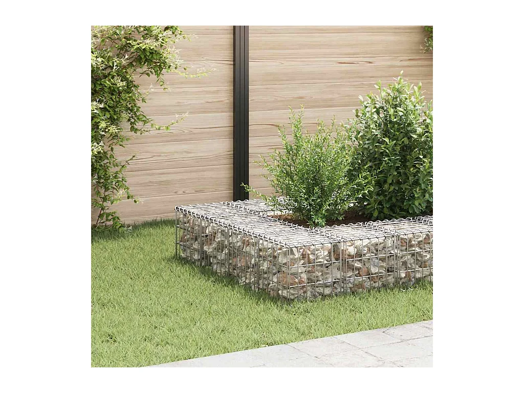 Gabion kubus verhoogd bed Staaldraad 30x30x30 cm