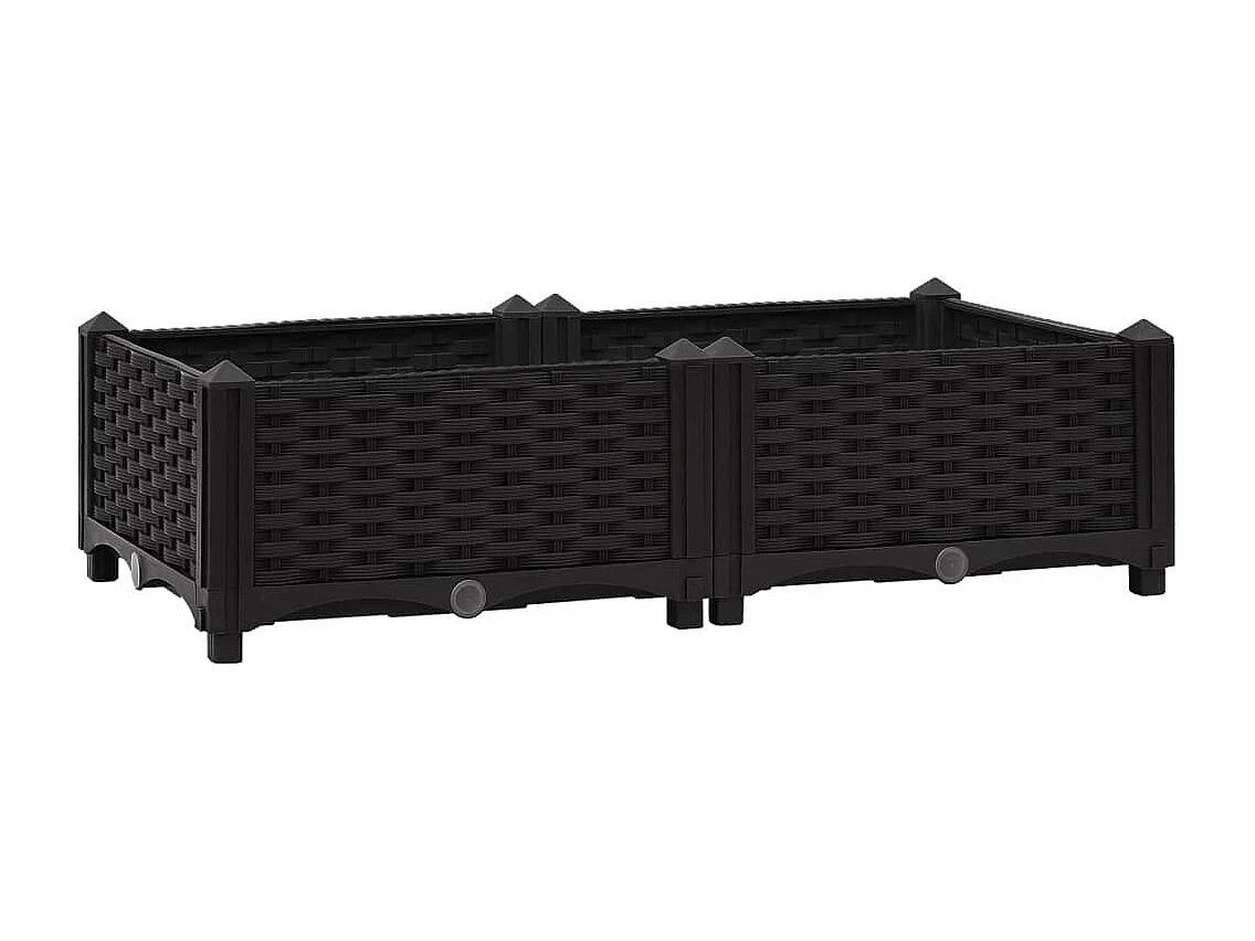 Lit surélevé 80x40x23 cm Polypropylène