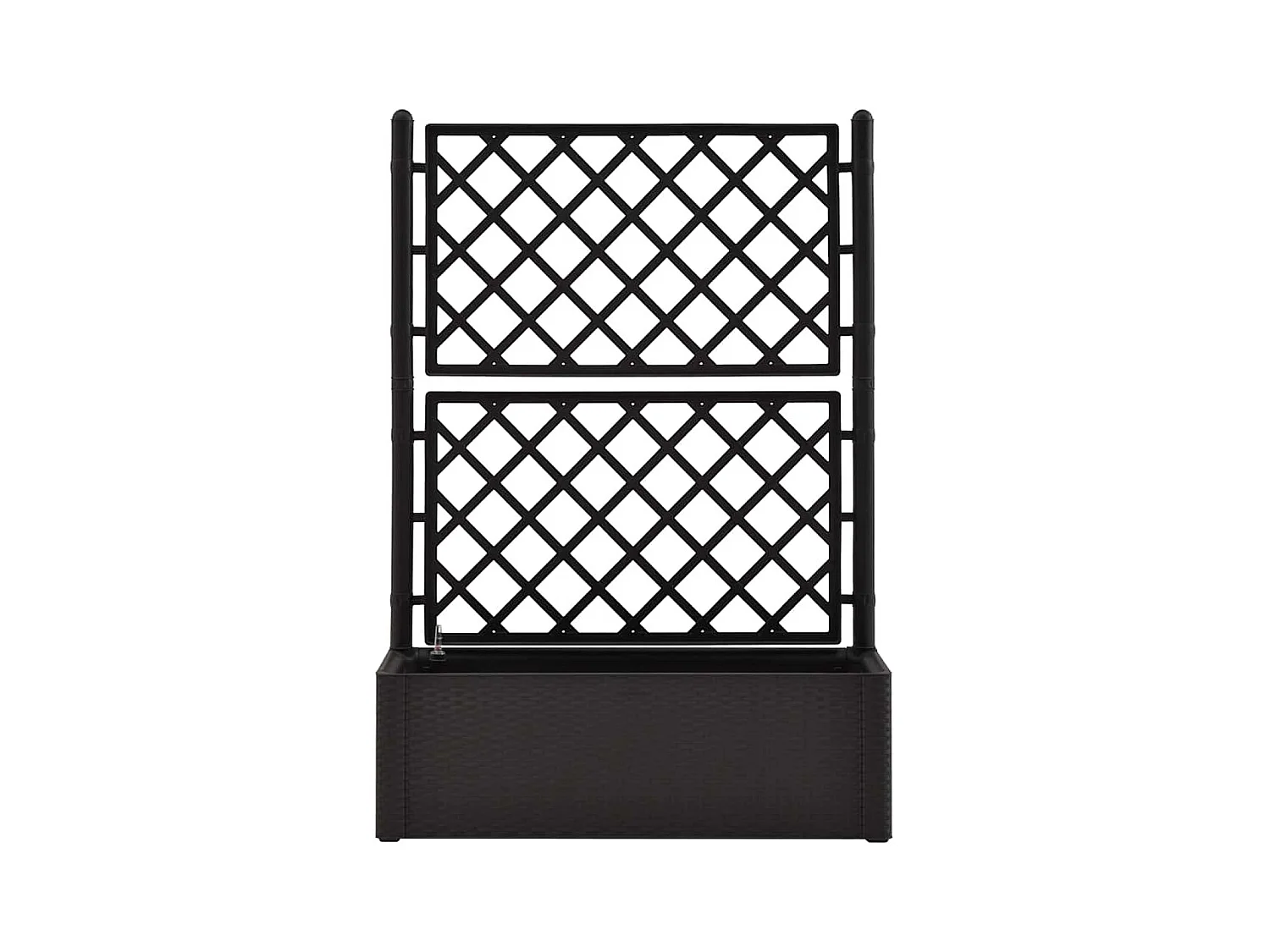 Lit surélevé de jardin treillis système d'arrosage Anthracite