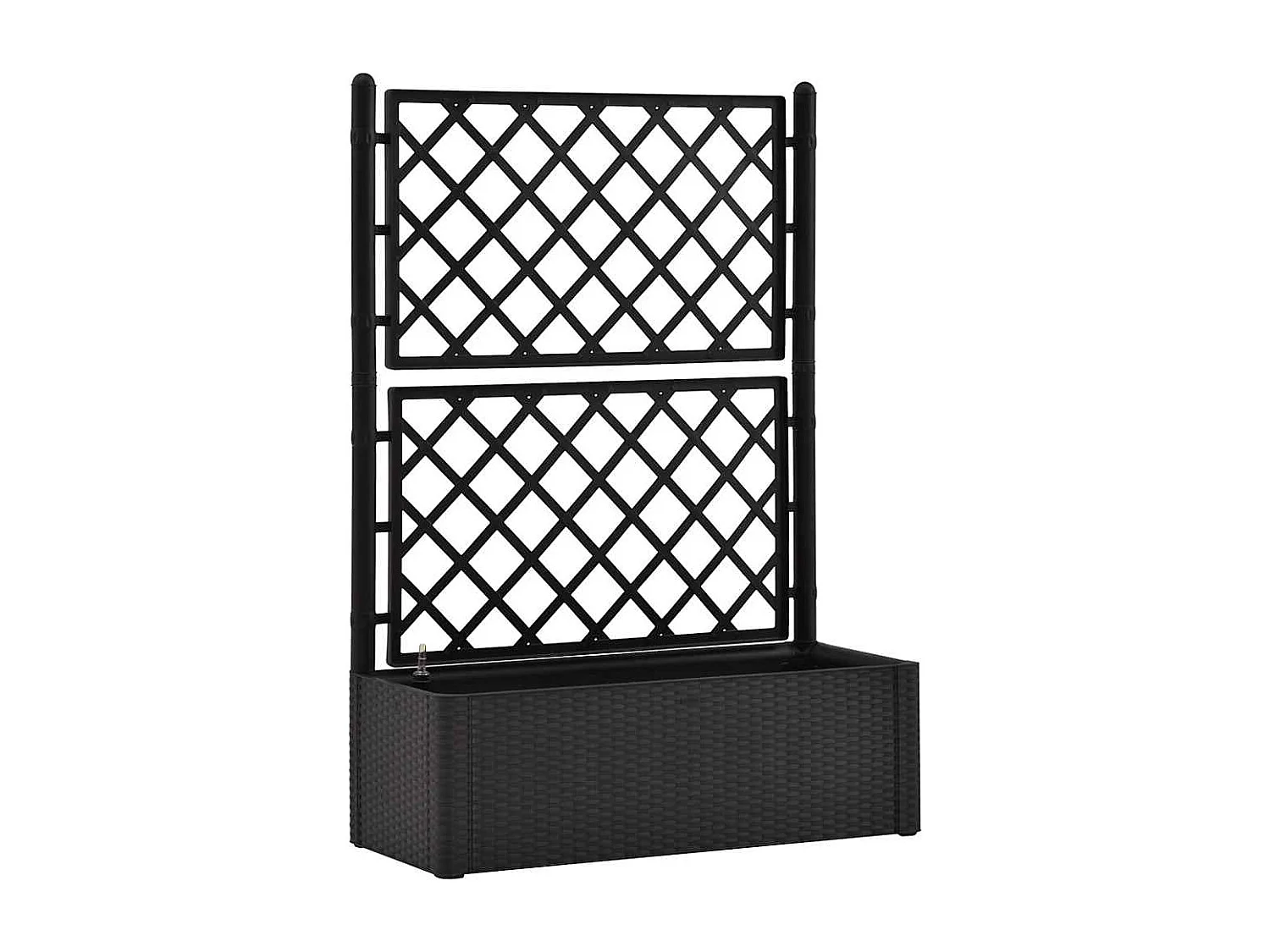 Lit surélevé de jardin treillis système d'arrosage Anthracite