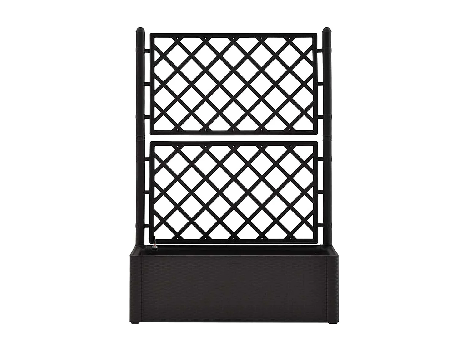 Lit surélevé de jardin treillis système d'arrosage Anthracite