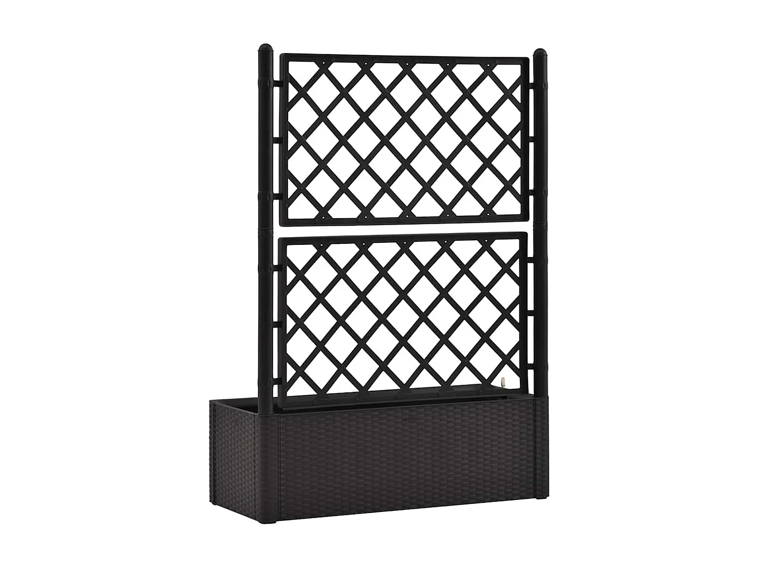 Lit surélevé de jardin treillis système d'arrosage Anthracite