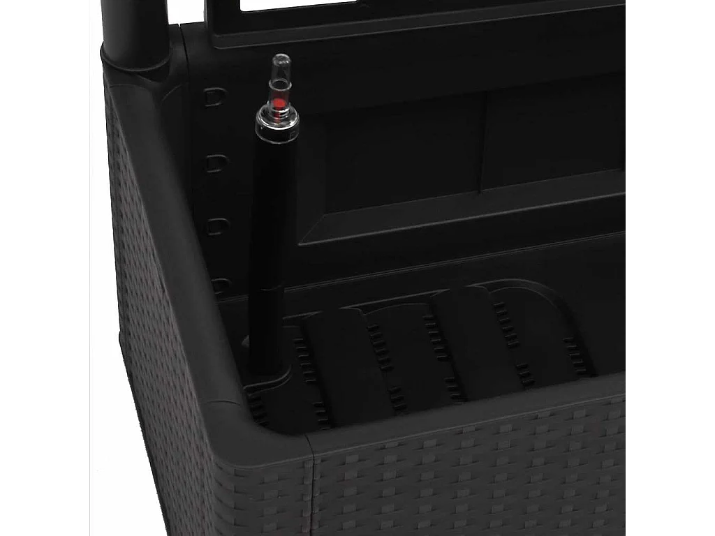 Lit surélevé de jardin treillis système d'arrosage Anthracite