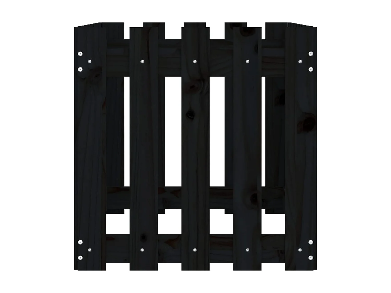 Lit surélevé de jardin design de clôture 100x50x50cm pin massif