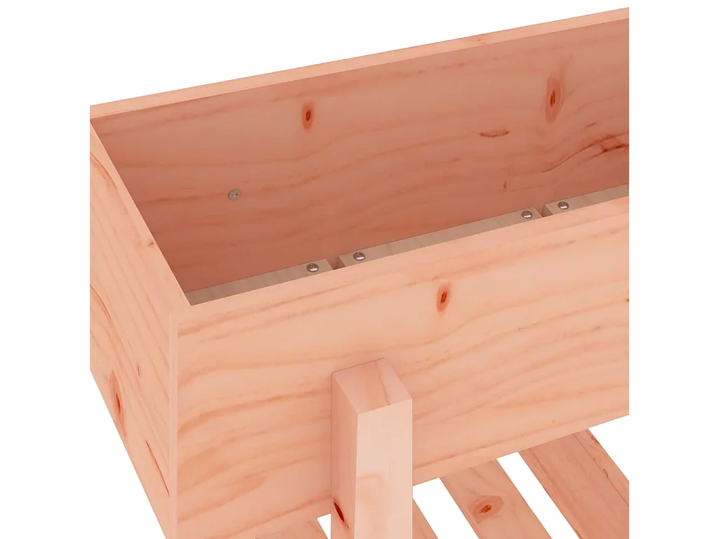 Letto da giardino rialzato 101x30x69 cm in legno massello di abete Douglas