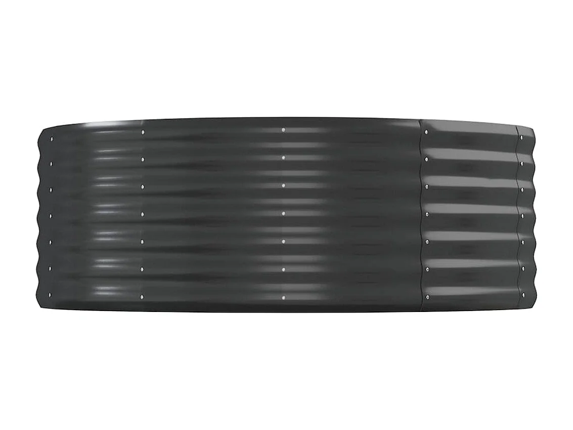 Lit surélevé de jardin Acier enduit de poudre Anthracite