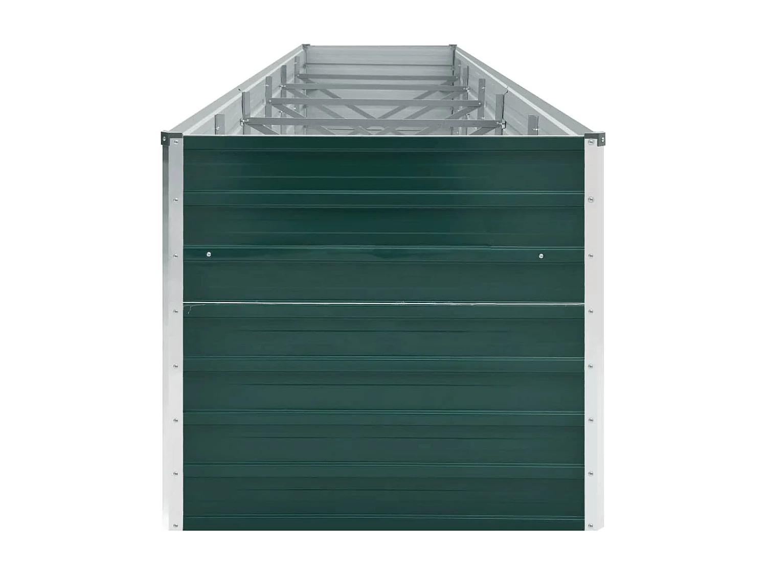 Hochbeet Verzinkter Stahl 480x80x77 cm Grün