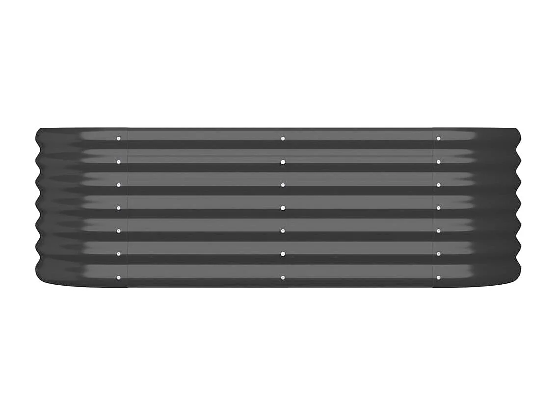 Verhoogd tuinbed gepoedercoat staal antraciet