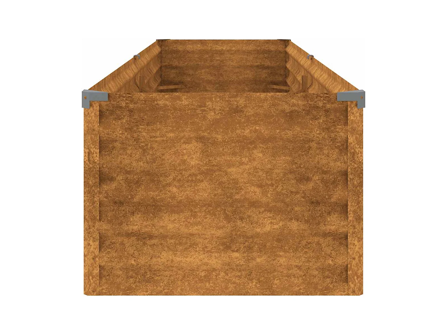 Verhoogd tuinbed 194x50x36 cm cortenstaal