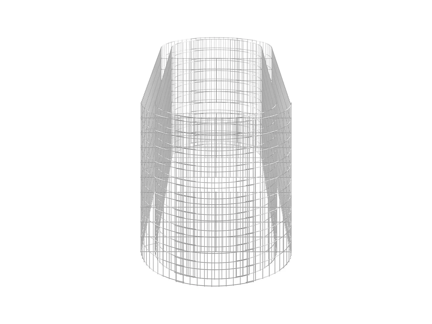 Gabion verhoogde bak Gegalvaniseerd ijzer 300x100x100 cm