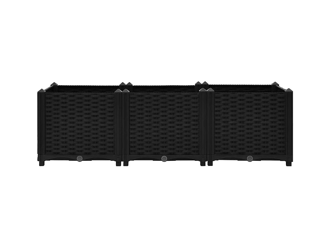 Lit surélevé 120x40x38 cm Polypropylène