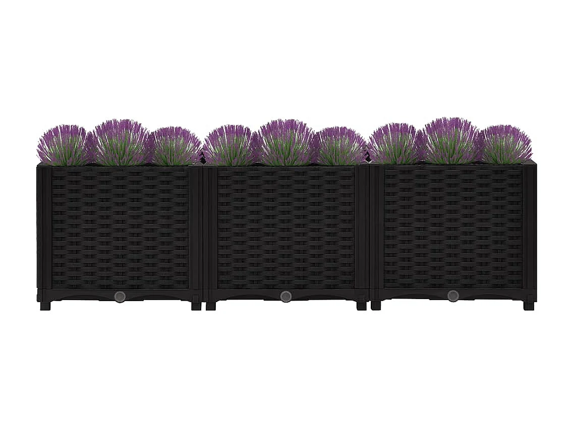 Lit surélevé 120x40x38 cm Polypropylène