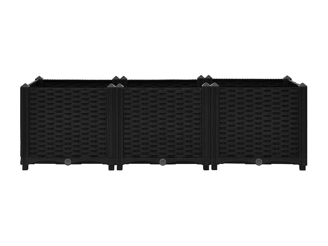 Lit surélevé 120x40x38 cm Polypropylène