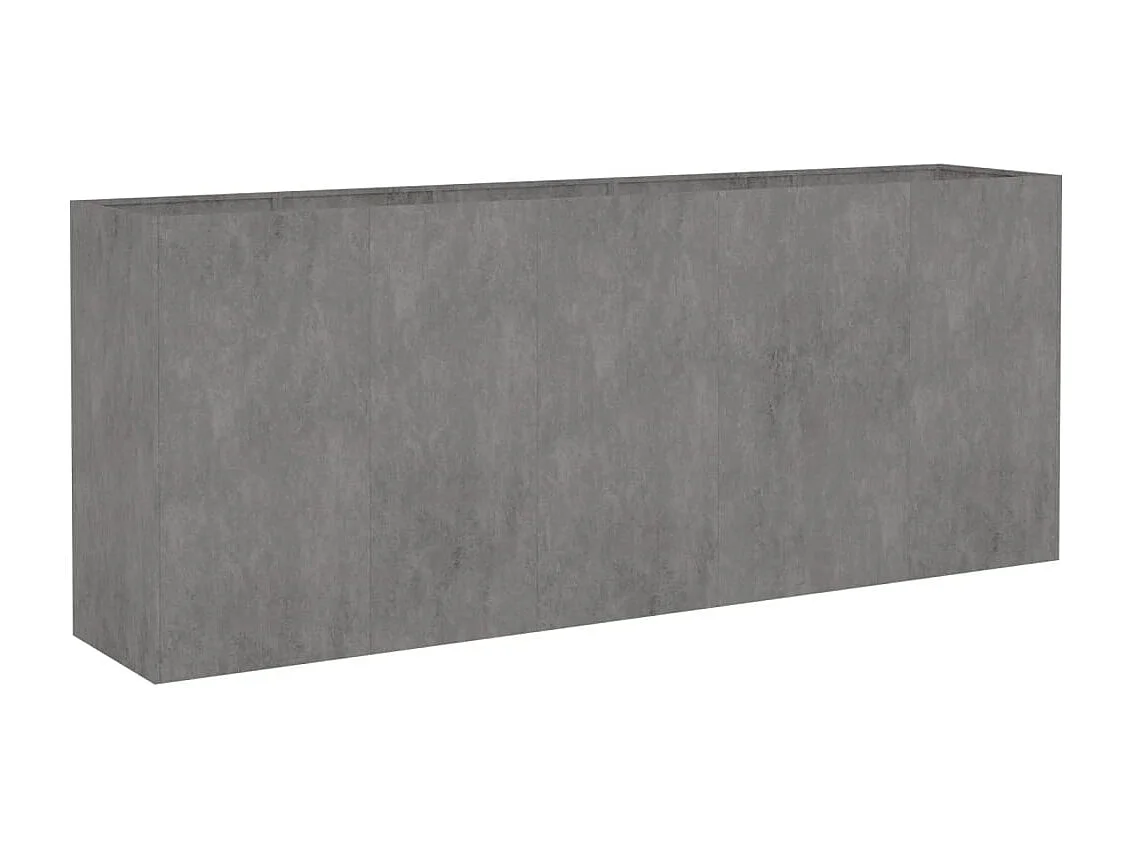 Verhoogd tuinbed 200x40x80 cm cortenstaal